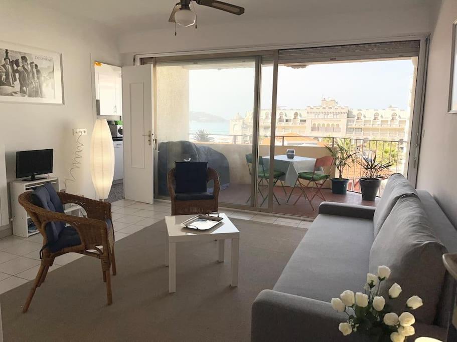 Hendaye Plage Charmant Studio 2Pers Avec Grande Terrasse Vue Mer Esterno foto